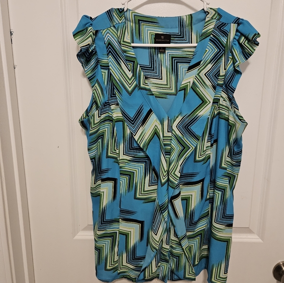 Women's Worthington Sleeveless Blouse in Size Large _Like New - Picture 8 of 11